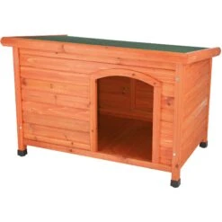 TRIXIE Natura Classic Dog House With Weatherproof Finish, Elevated Floor