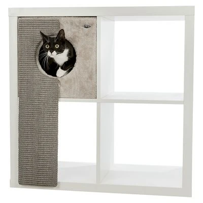 Trixie Cuddle Bed For Shelves With Scratching Board - Image 3