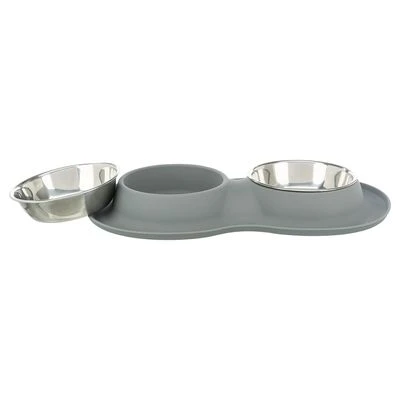 Trixie Bowl Set, Silicone/stainless Steel - Image 3