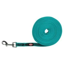Trixie Rubberised Drag Line Dog Lead - Ocean