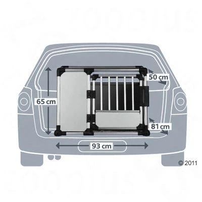 Trixie Aluminium Dog Crate - Large - Image 2