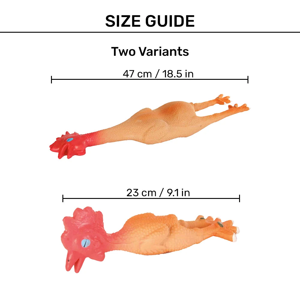 Trixie Chicken Latex Dog Toy - Image 2
