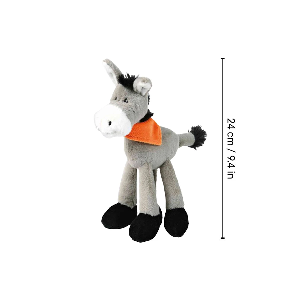 Trixie Donkey With Sound Plush Dog Toy - Grey - 24 Cm - Image 2