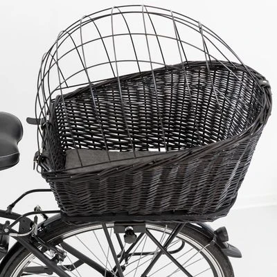 Trixie Rear-Mounted Bicycle Basket - Black - Image 4