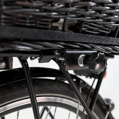 Trixie Rear-Mounted Bicycle Basket - Black - Image 7