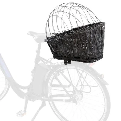 Trixie Rear-Mounted Bicycle Basket - Black - Image 2