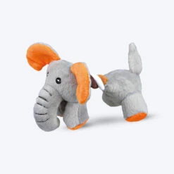 Trixie Animal With Rope Dog Squeaker Toy - Assorted