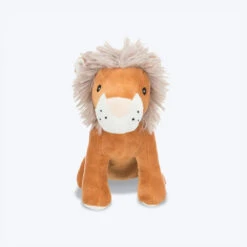 Trixie Lion Dog Plush Toy With Sound - Brown - 20 Cm